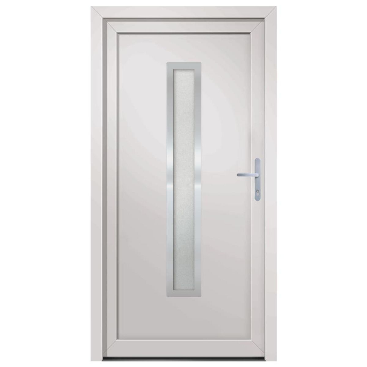 VIDAXL Porte d'entree Blanc 98x208 cm PVC