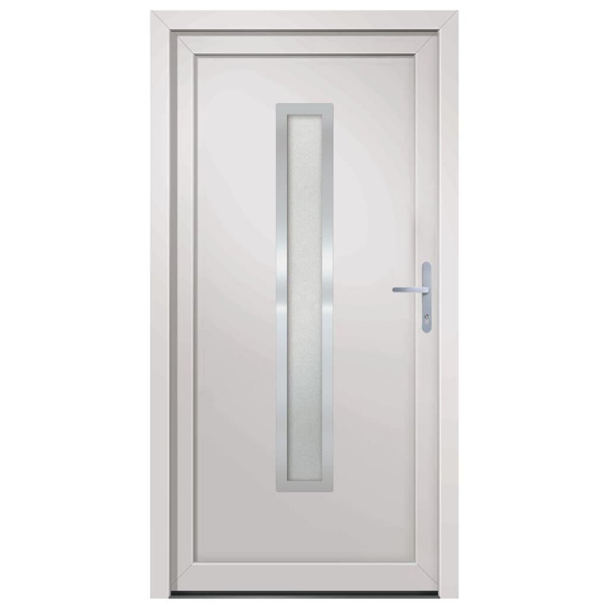 VIDAXL Porte d'entree Blanc 98x208 cm PVC
