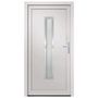 Voir la diapositive 3 : VIDAXL Porte d'entree Blanc 98x208 cm PVC