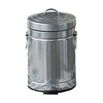 GUY LEVASSEUR Poubelle salle de bain à pédale 3L en métal