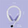 Voir la diapositive 5 : SKILLKORP Casque gamer H5 PURPLE Access
