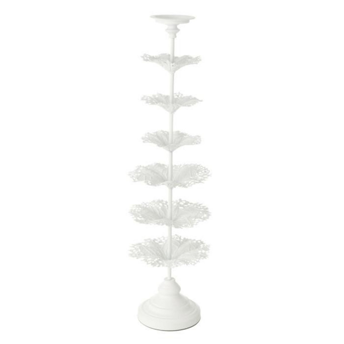 Paris Prix Photophore Design en Métal  Arbre  79cm Blanc