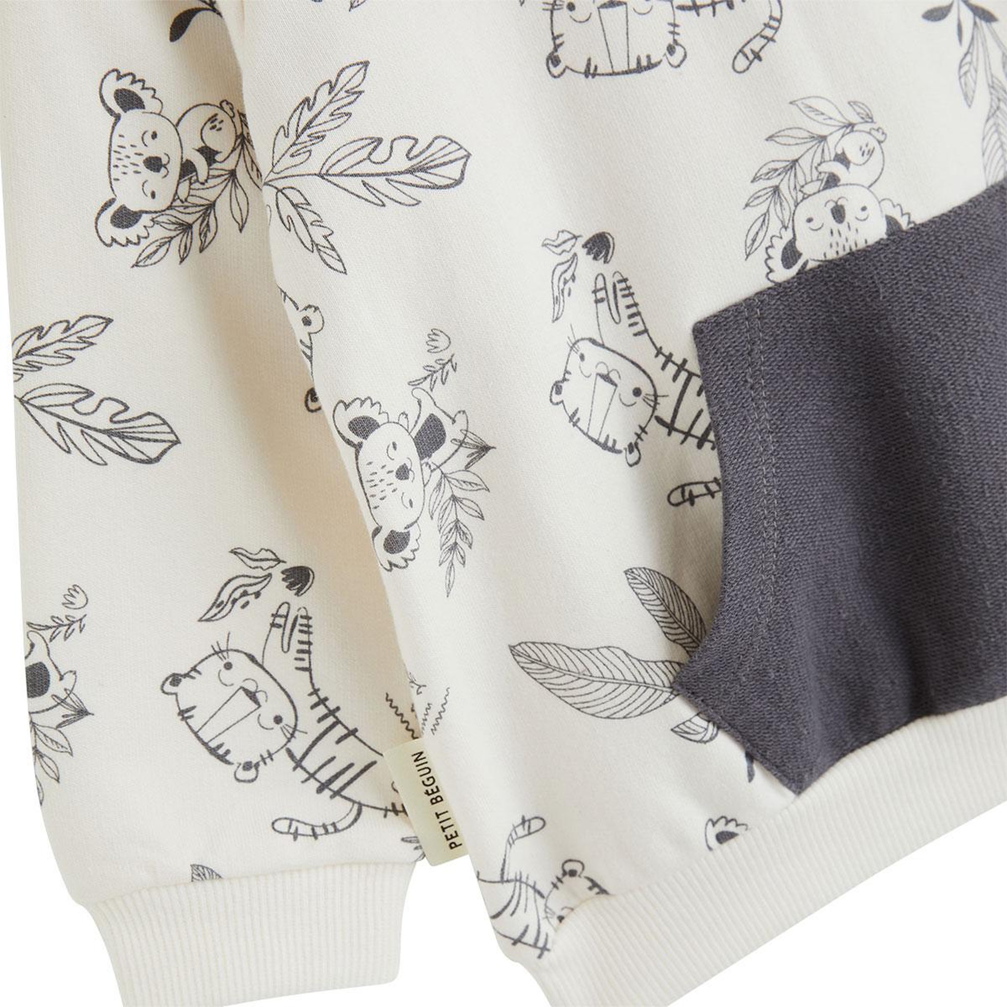 Voir la diapositive 2 : Petit Béguin Ensemble bébé sweat et pantalon erwan