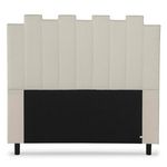 Paris Prix Tête de Lit en Tissu Design  Kenty  140cm Beige