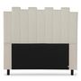 Voir la diapositive 1 : Paris Prix Tête de Lit en Tissu Design  Kenty  140cm Beige