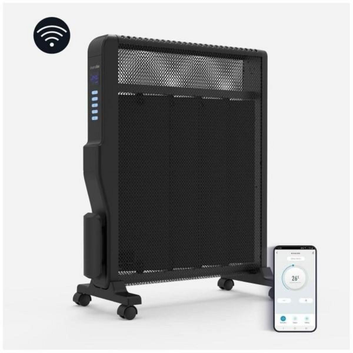 MARKET24 Radiateur Universal Blue 4020B UCRM9004 Noir 2000 W