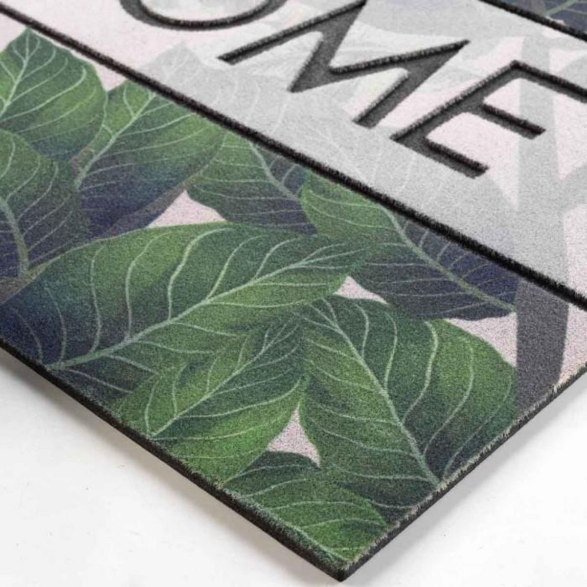 Paris Prix Tapis d'Entrée Déco  Janeiro  45x75cm Vert