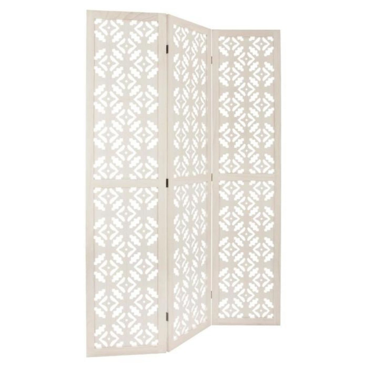 ATMOSPHERA Paravent en Bois  Nomade  120x170cm Blanc