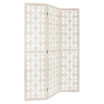 ATMOSPHERA Paravent en Bois  Nomade  120x170cm Blanc