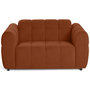 Voir la diapositive 1 : LISA DESIGN Ray - canapé droit 2 places en tissu texturé