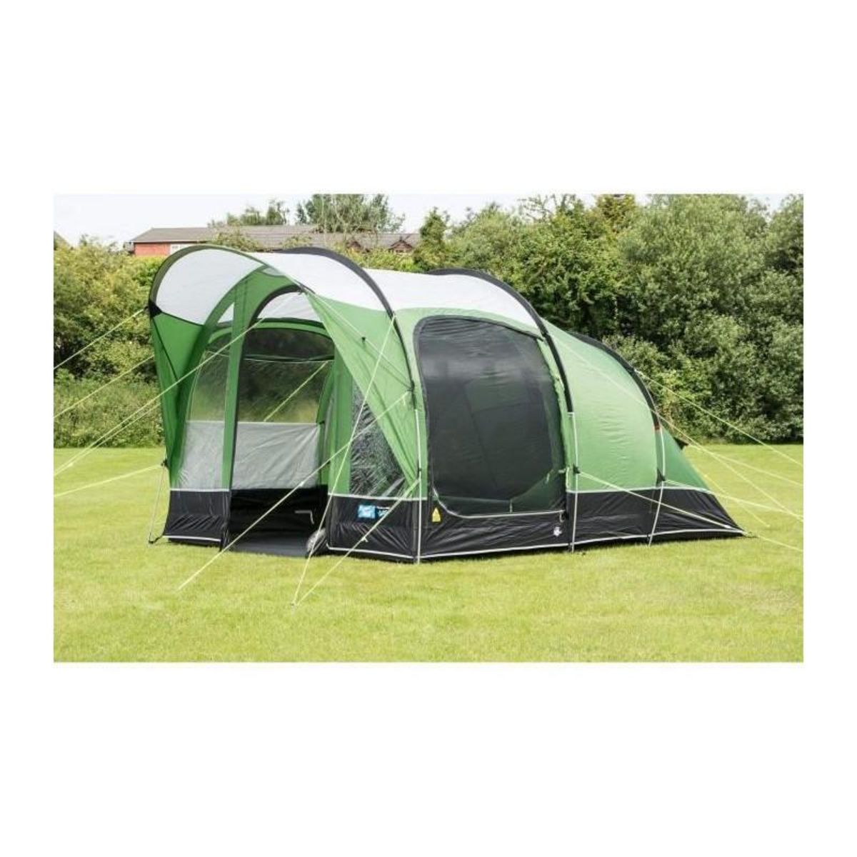 KAMPA Tente de camping gonflabe - 3 places - KAMPA - Brean 3 AIR - Vert et noir