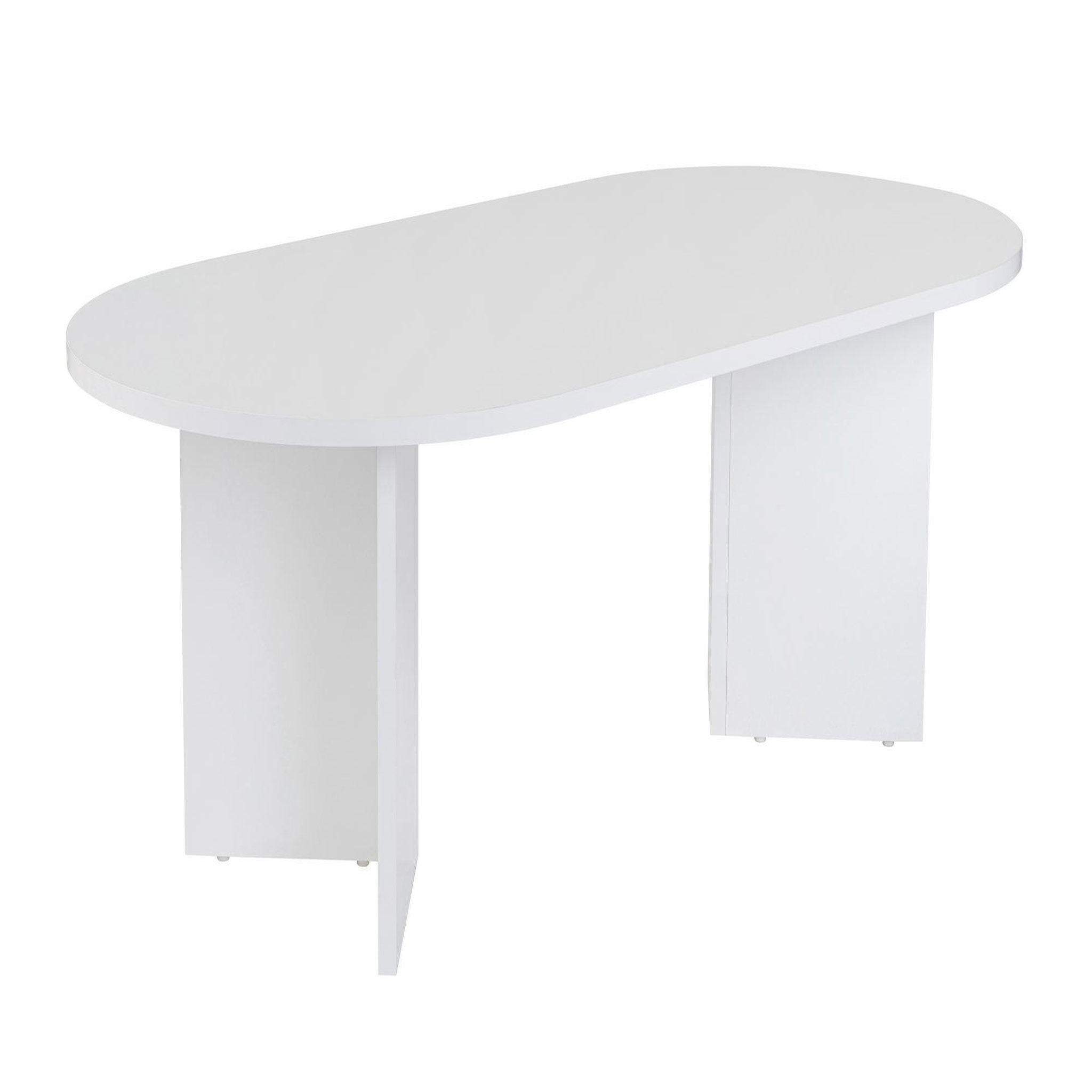 Habitat et Jardin Table basse en bois  sable  - 60 x 119 x 40 cm - blanc