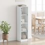 Voir la diapositive 3 : VIDAXL Buffet avec portes en verre blanc 35x37x142 cm