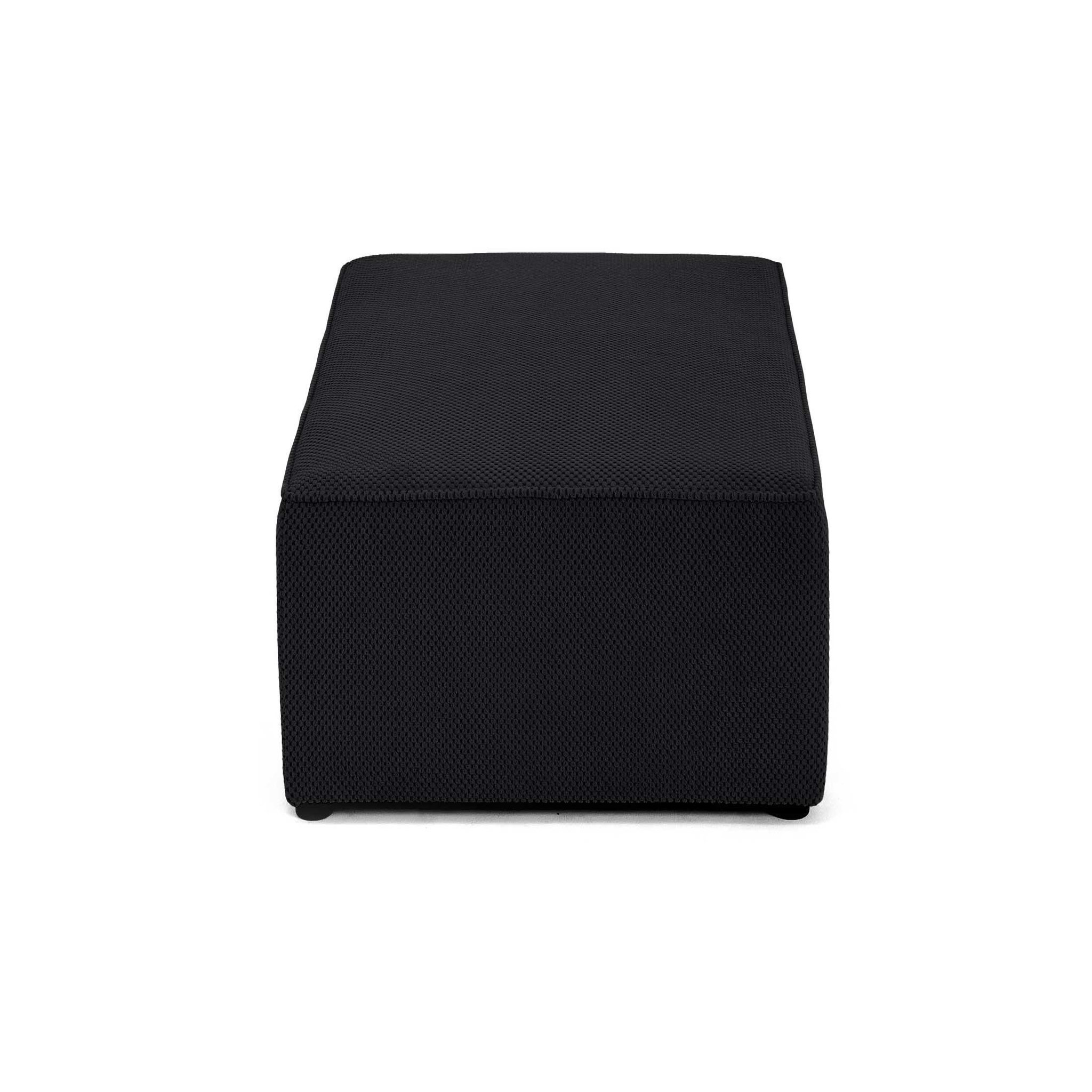 Voir la diapositive 4 : BEST MOBILIER Topaze - pouf - en velours texturé