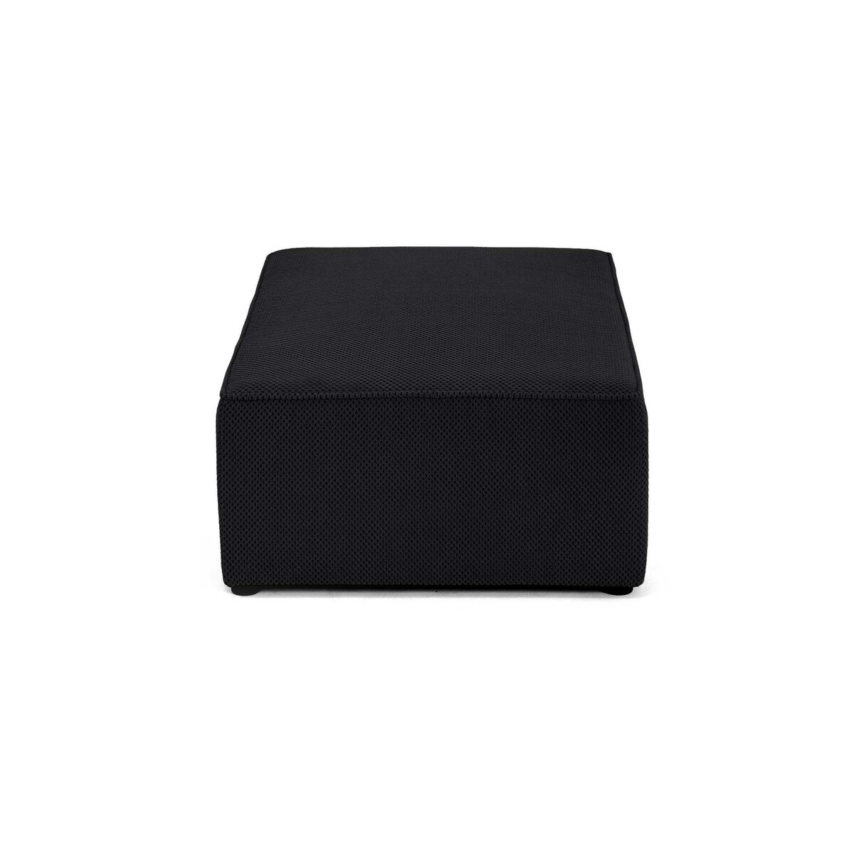 BEST MOBILIER Topaze - pouf - en velours texturé