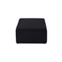 Voir la diapositive 4 : BEST MOBILIER Topaze - pouf - en velours texturé