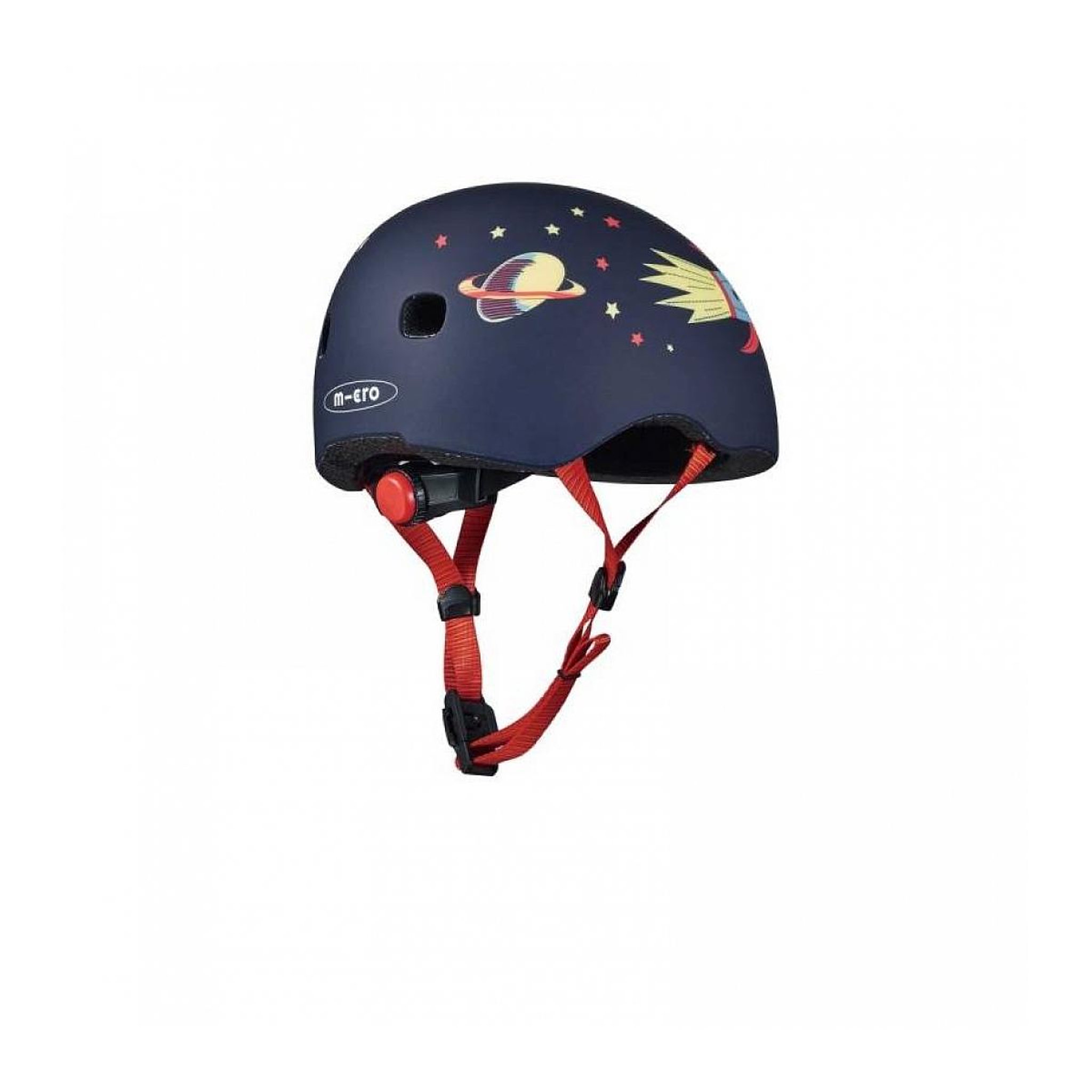 Voir la diapositive 2 : Micro Casque Vélo et Trottinette Rocket  boucle magnétique  lumière LED intégrée  Taille XS