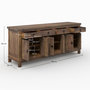 Voir la diapositive 4 : Rendez vous déco Buffet en bois recyclé 3 portes et 4 tiroirs-Mastic