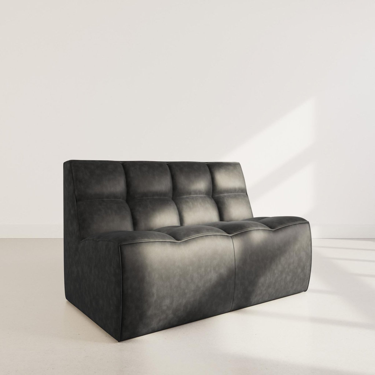 LISA DESIGN Alya - canapé 2 places en simili