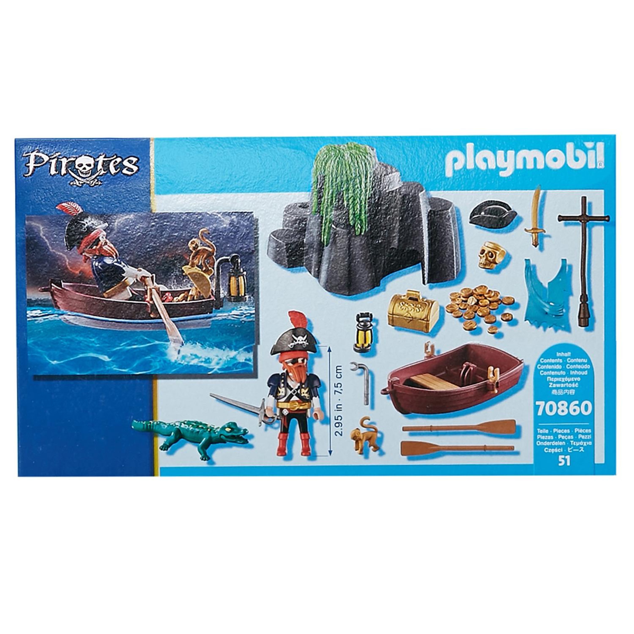 Voir la diapositive 3 : PLAYMOBIL La chasse au trésor des pirates