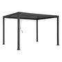 Voir la diapositive 4 : HESPERIDE Pergola bioclimatique Evora Graphite - 4 x 3 m - Hespéride