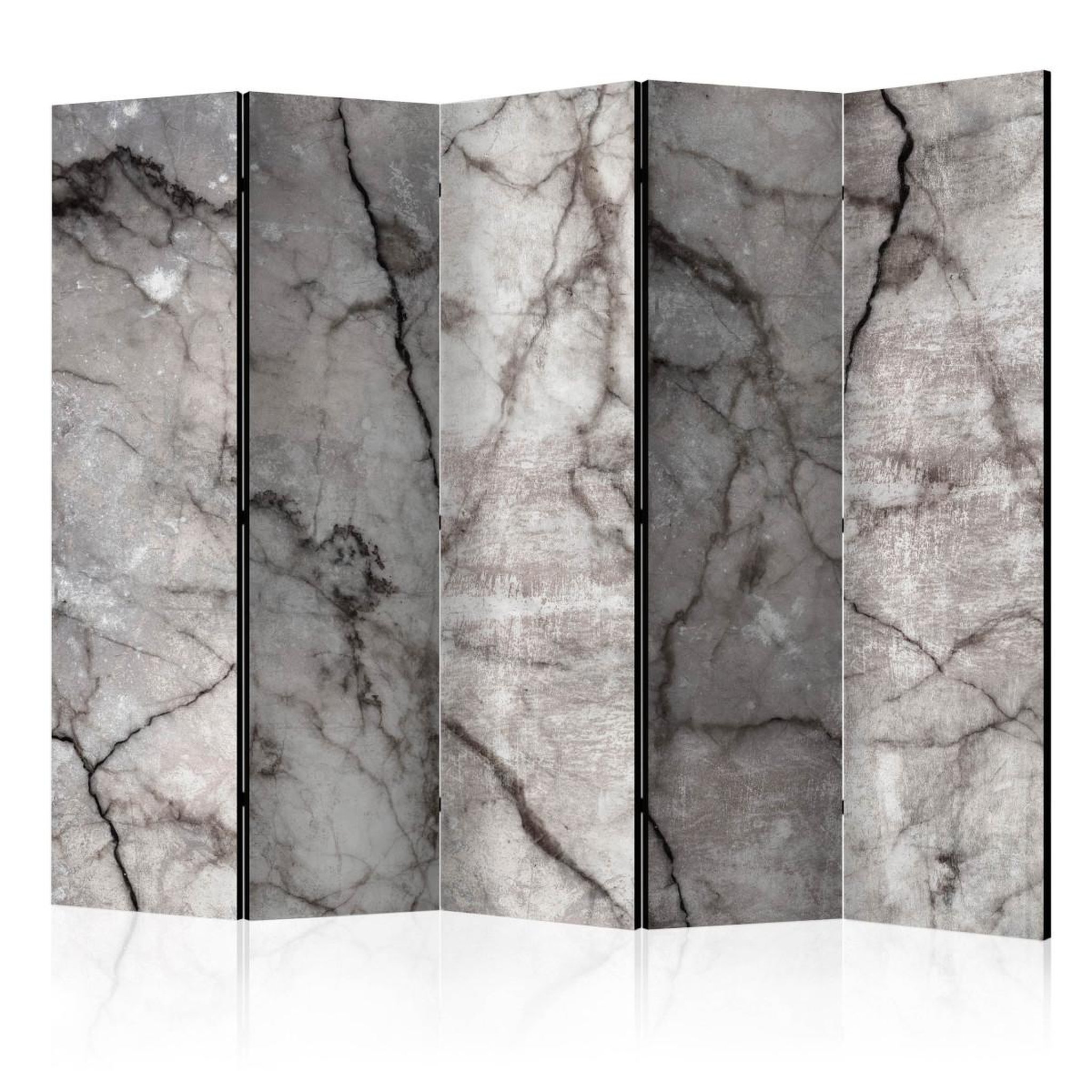 Paris Prix Paravent 5 volets  grey marble  172x225cm