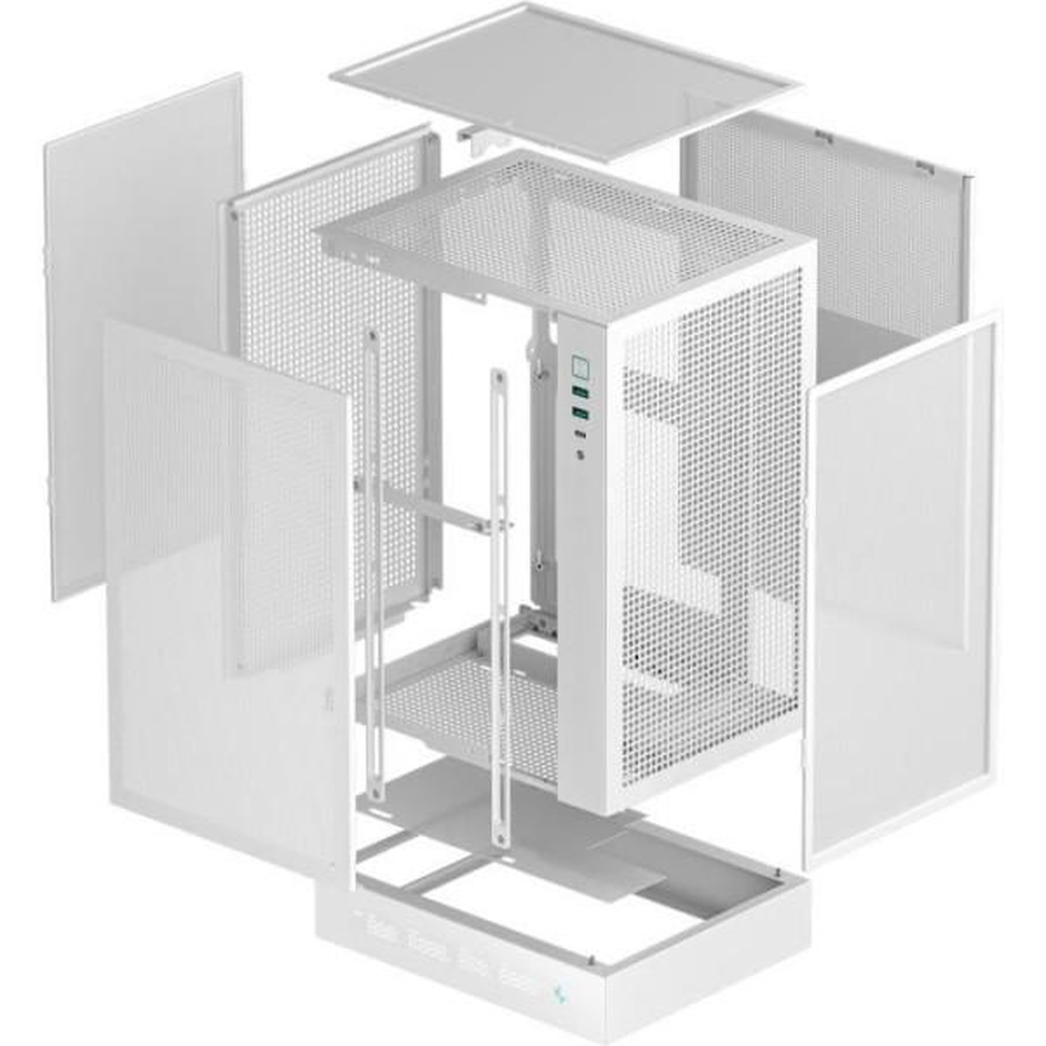 Voir la diapositive 5 : Deepcool Boitier sans alimentation - DEEPCOOL CH170 Digital - Mini tour - Format M-ITX - Blanc