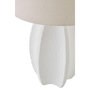 Voir la diapositive 2 : Paris Prix Lampe à Poser en Céramique  Latasha  70cm Blanc