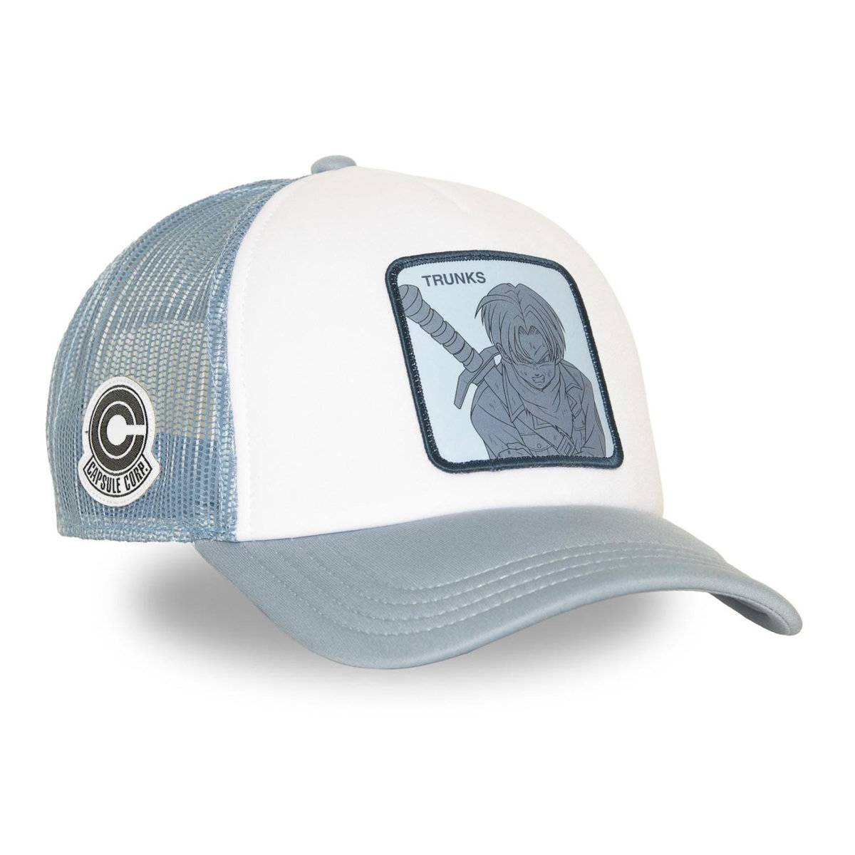 CAPSLAB Casquette  trucker avec filet et patch Dragon Ball Super Future Trunk