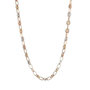 Voir la diapositive 1 : L'ATELIER D'AZUR Collier Femme Trois Ors - Grains de Café Tricolores Jaune, Blanc et Rose