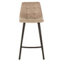 Voir la diapositive 2 : Paris Prix Chaise de Bar Design  Olivier  95cm Beige