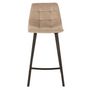 Voir la diapositive 2 : Paris Prix Chaise de Bar Design  Olivier  95cm Beige