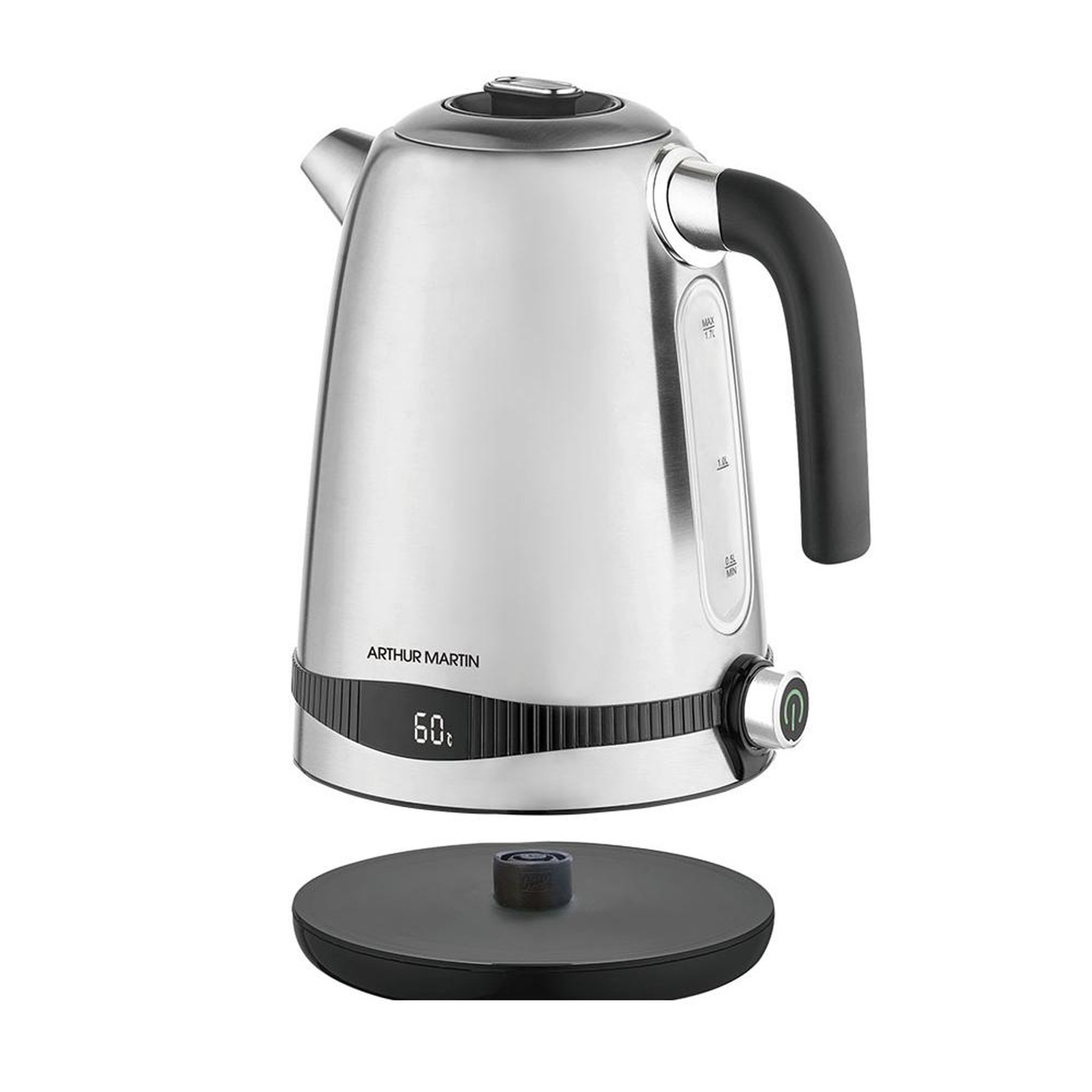Voir la diapositive 2 : Arthur Martin Bouilloire sans fil 1.7l 2200w température réglable - amp8202