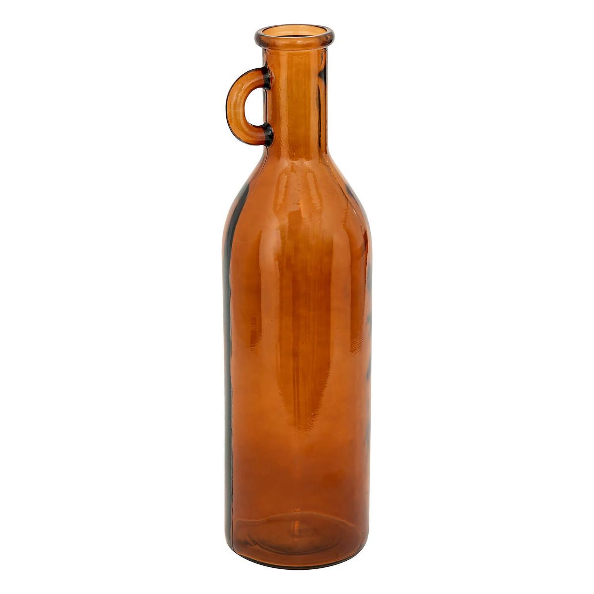 ATMOSPHERA Vase bouteille en verre  yana  50cm ambre
