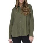 JACQUELINE DE YONG Chemise  Femme JDY  inen. Coloris disponibles : Vert