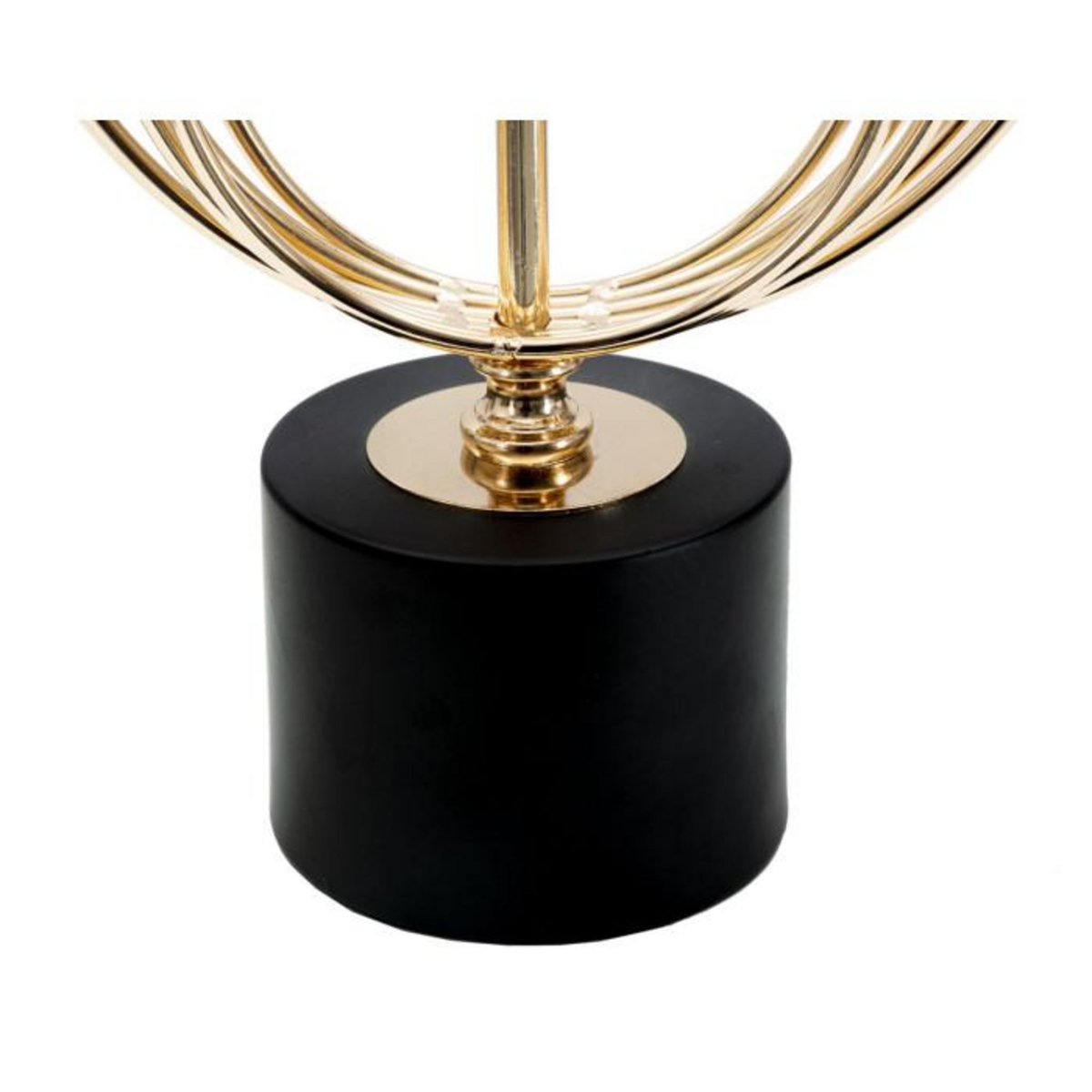 Paris Prix Lampe à Poser Design en Métal  Circly  65cm Noir & Or