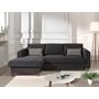 Voir la diapositive 2 : LISA DESIGN Brooke - canapé d'angle gauche - convertible avec coffre - 4 places - en velours