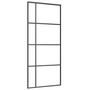 Voir la diapositive 4 : VIDAXL Porte coulissante avec kit de quincaillerie 90x205 cm Verre ESG