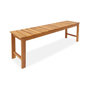 Voir la diapositive 1 : SWEEEK Banc 2 - 3 places en acacia du Vietnam. bois clair. intérieur / extérieur. 140cm