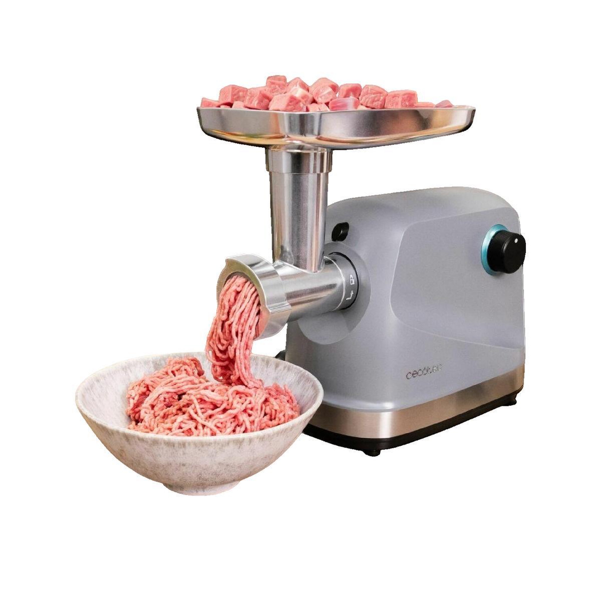 Voir la diapositive 3 : CECOTEC Hachoir à viande Cecotec Crusher 1400 acier inoxydable