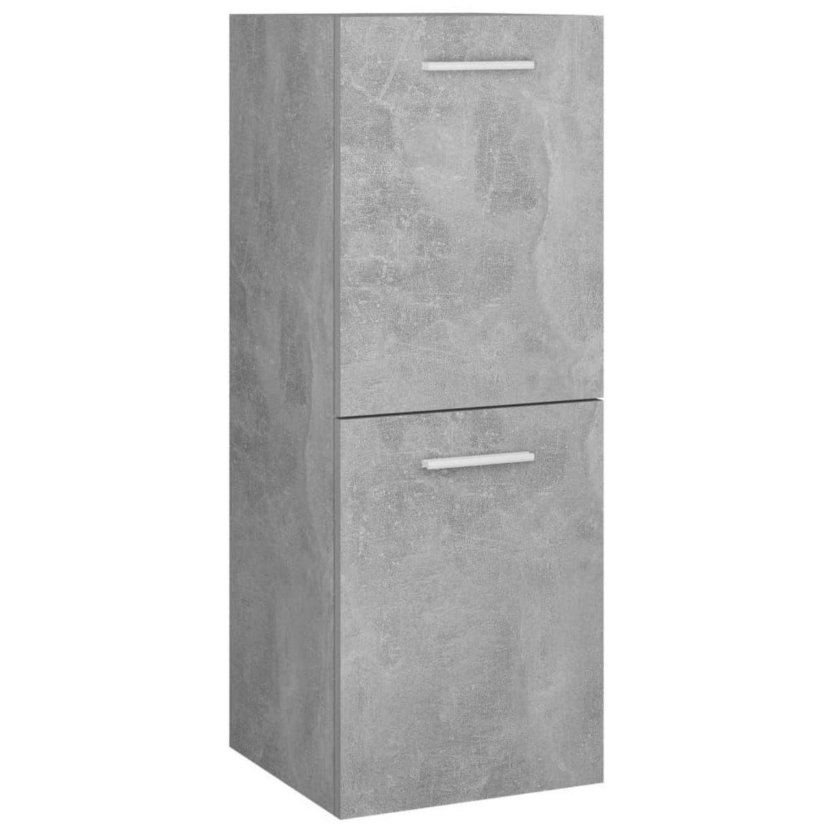 VIDAXL Armoire de salle de bain Gris beton 30x30x80 cm Bois ingenierie