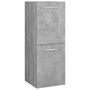 Voir la diapositive 2 : VIDAXL Armoire de salle de bain Gris beton 30x30x80 cm Bois ingenierie