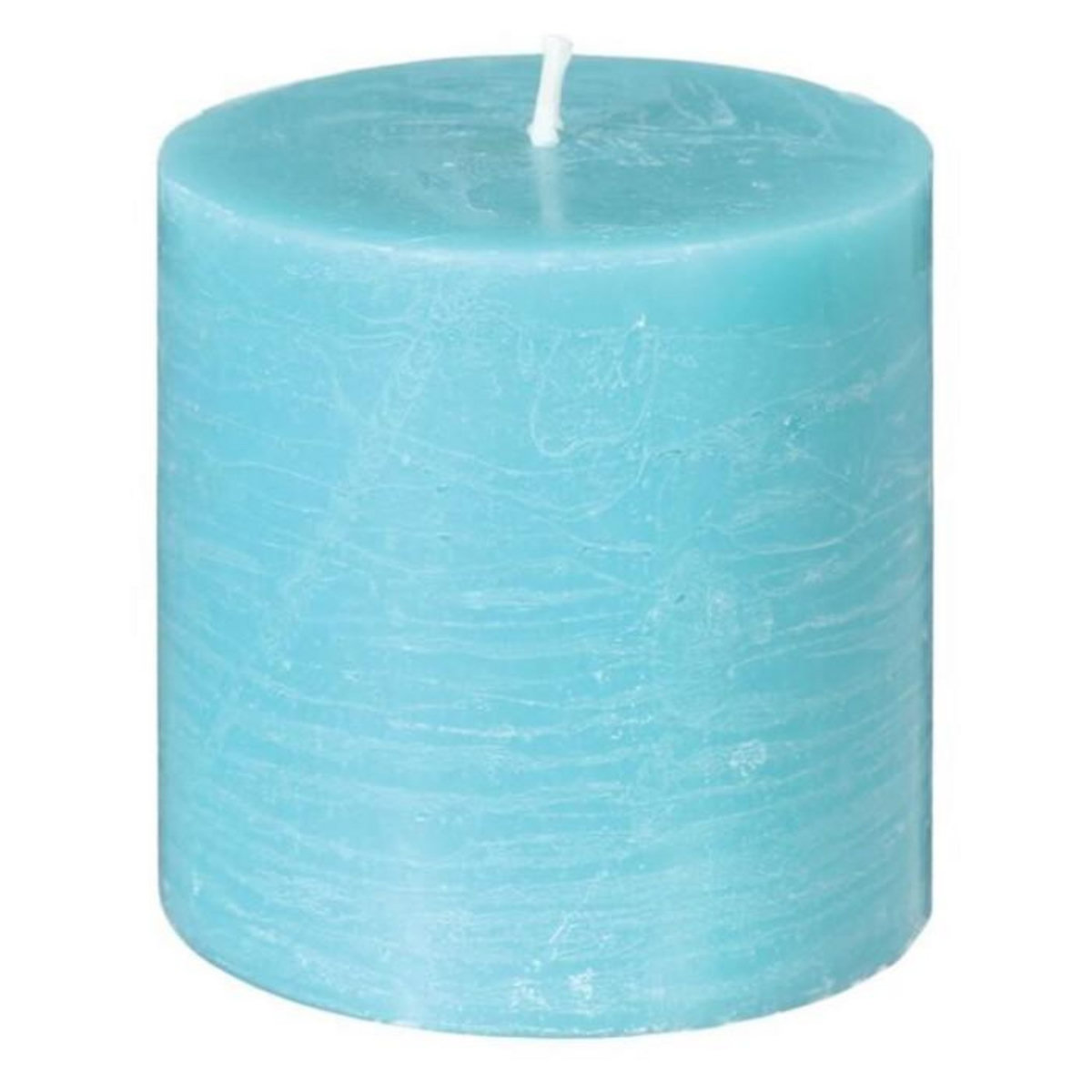 COMPTOIR DE LA BOUGIE Bougie Ronde  Rustic  7cm Turquoise