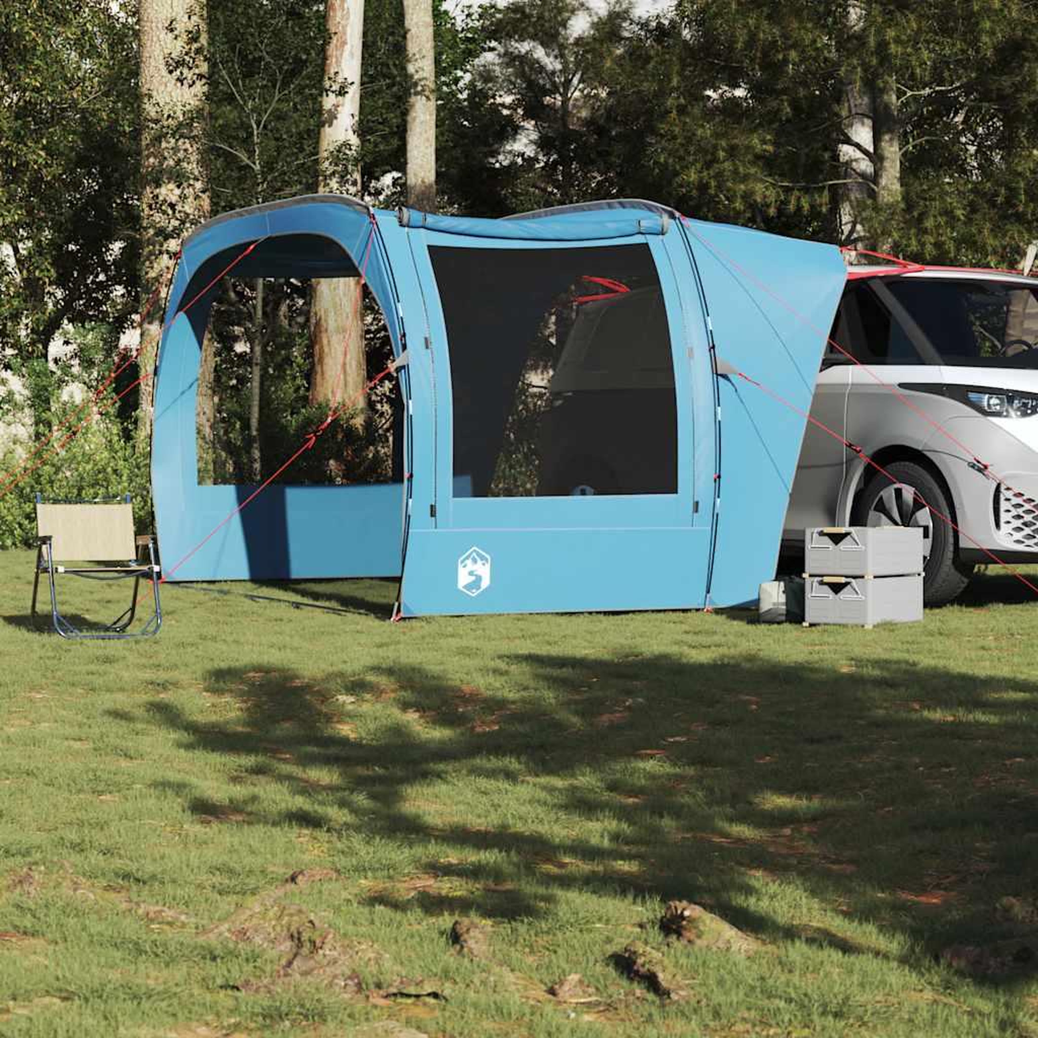 Voir la diapositive 3 : VIDAXL Tente de voiture bleu impermeable