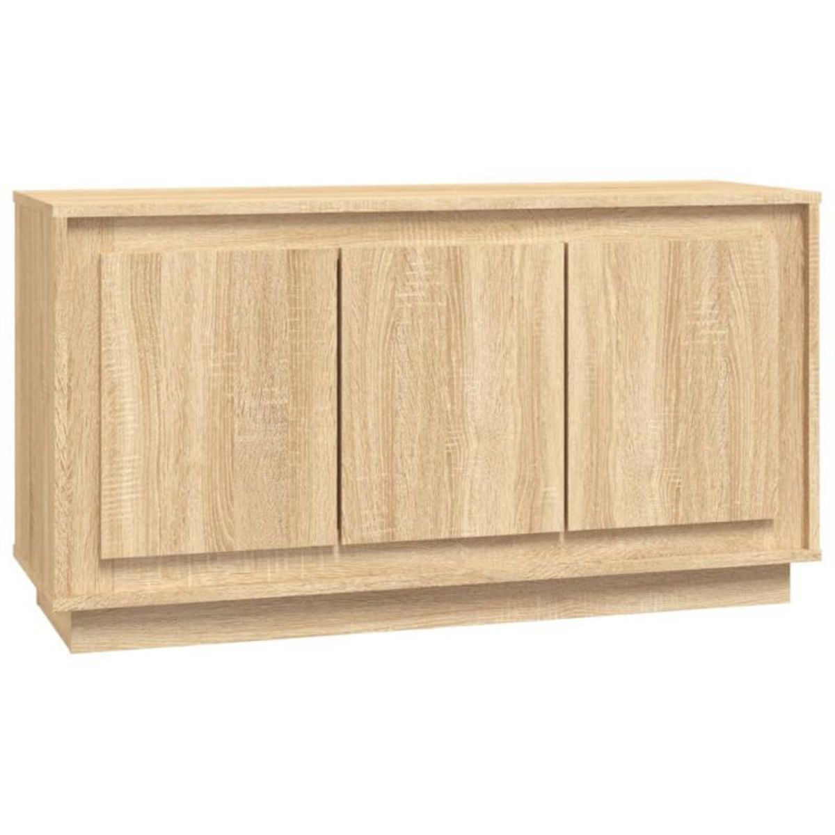 VIDAXL Buffet chêne sonoma 102x35x55 cm bois d ingénierie