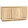 Voir la diapositive 2 : VIDAXL Buffet chêne sonoma 102x35x55 cm bois d ingénierie