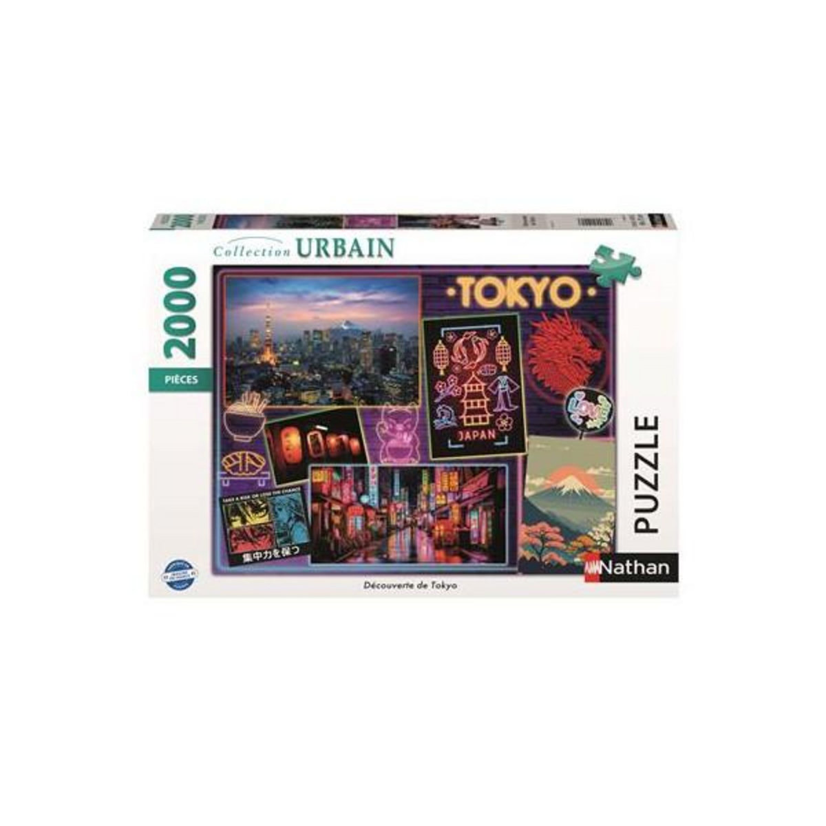 Nathan Puzzle Nathan Découverte de Tokyo 2000 pièces