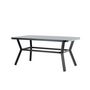 Voir la diapositive 5 : Paris Prix Table de Jardin  Virya  160cm Noir & Gris