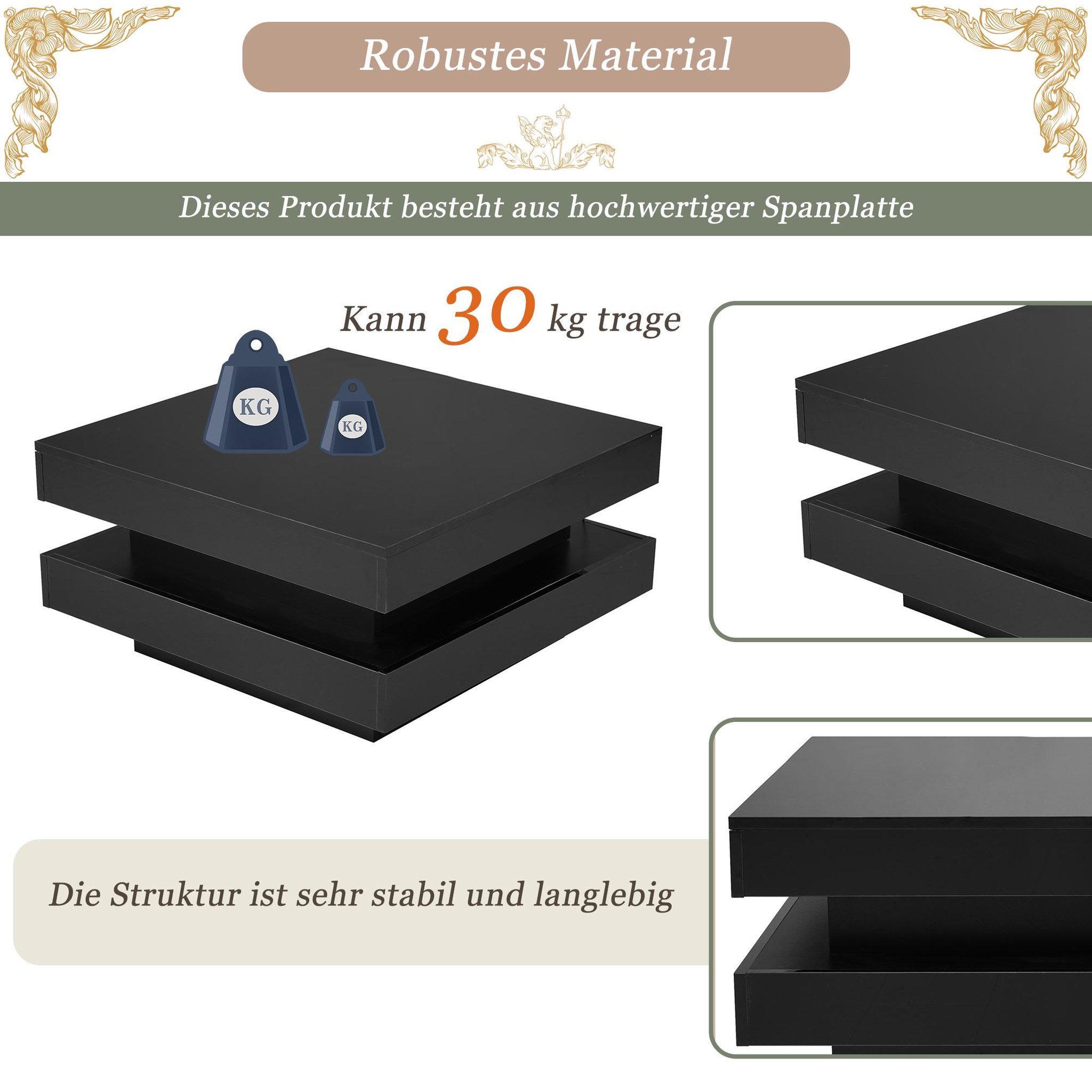 Voir la diapositive 5 : MERAX Table basse