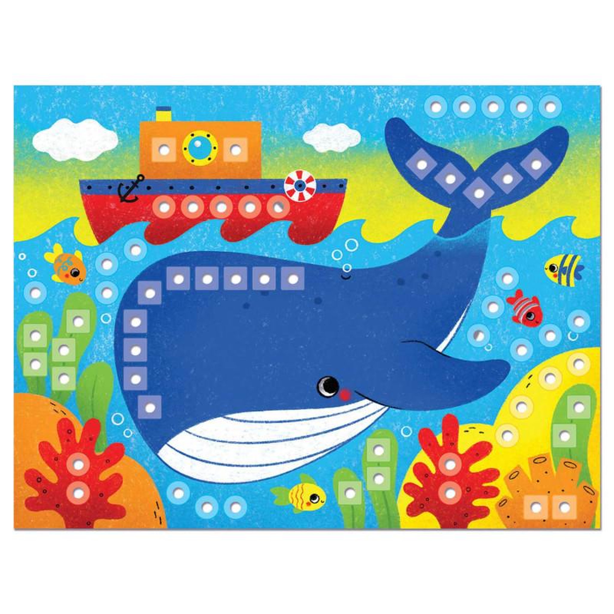 Voir la diapositive 3 : Quercetti Quercetti Fantacolor Mosaïque Animaux 180 pièces 0862
